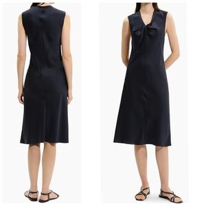 Theory Twisted Scoop-Neck Dress